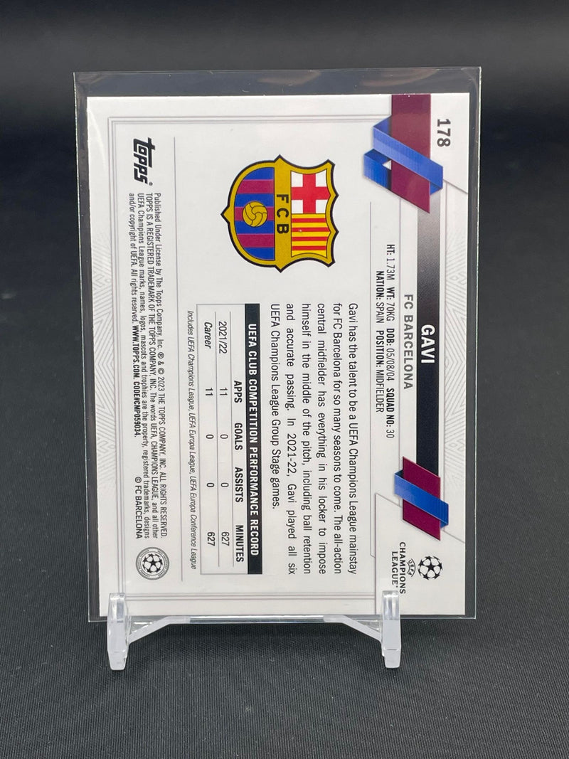 2022 TOPPS UEFA CLUB COMPETITION - FUTURE STARS - GAVI -