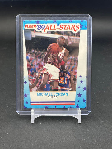 1989 FLEER - ALL-STARS STICKER - M. JORDAN - #3