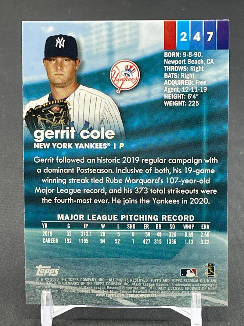 2020 TOPPS STADIUM CLUB - RED FOIL - SINGLES -