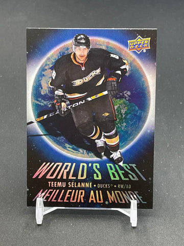 2023 UPPER DECK TIM HORTONS LEGENDS - WORLD'S BEST - T. SELANNE - #WB-4