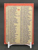 1973 TOPPS FOOTBALL - CHECKLISTS - SINGLES - SELECT YOUR CARD