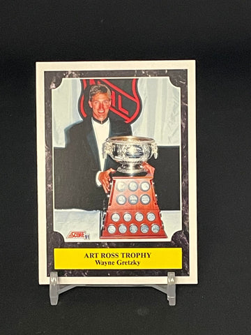 1991 SCORE  - ART ROSS TROPHY - W. GRETZKY - #317