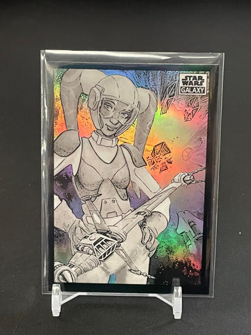 2022 TOPPS CHROME STAR WARS GALAXY - SKETCH VARIATION - #BV-98
