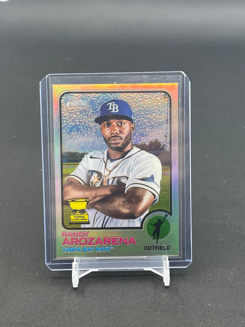 2022 TOPPS HERITAGE - REFRACTOR - R. AROZARENA - #55 - #'D/673