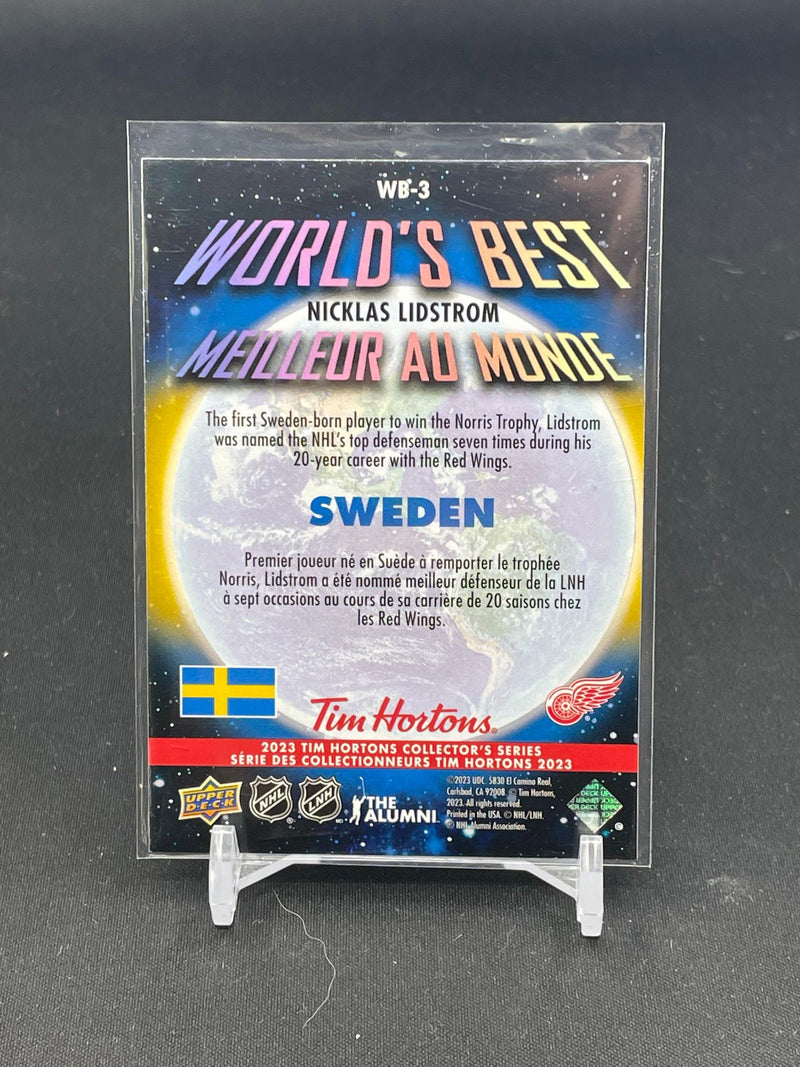 2023 UPPER DECK TIM HORTONS - WORLD'S BEST - N. LIDSTROM -