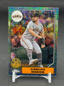 2022 TOPPS CHROME SILVER PACK - GREEN MOJO - C. RODON - #T87C-3 - #'D/99