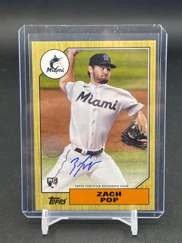 2022 TOPPS 35TH ANNIVERSARY - Z. POP - #87BA-ZPO - AUTOGRAPH - RC