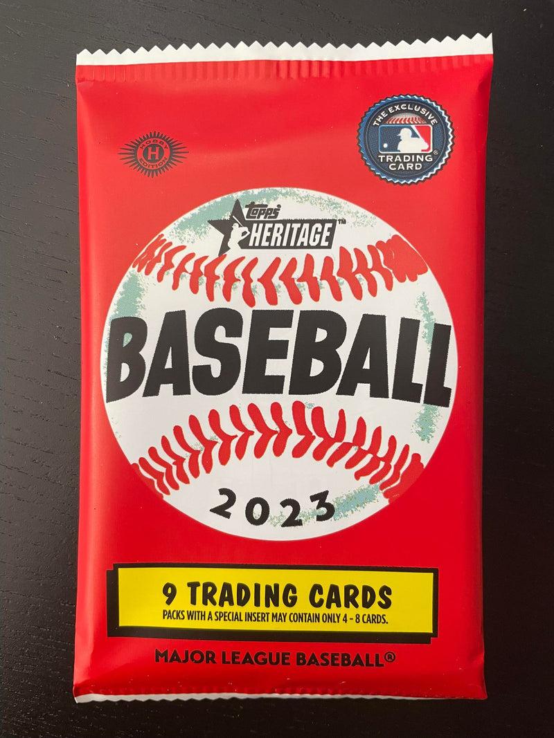 2023 TOPPS HERITAGE BASEBALL HOBBY PACK