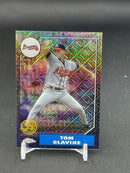2022 TOPPS CHROME SILVER PACK - BLACK MOJO - T. GLAVINE - #T87C-10 - #'D/199