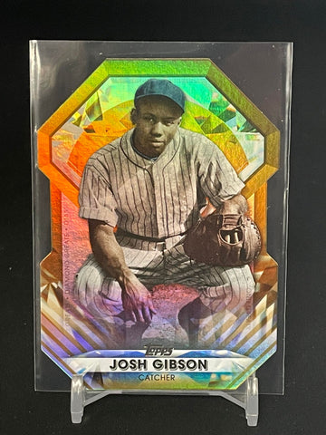 2022 TOPPS UPDATE SERIES - DIAMOND GREATS DIE-CUTS - GOLD - J. GIBSON - #DGDC-73 - #'D/75
