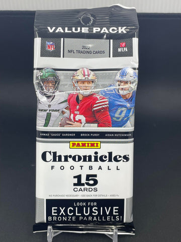 2022 PANINI CHRONICLES FOOTBALL RETAIL VALUE PACK