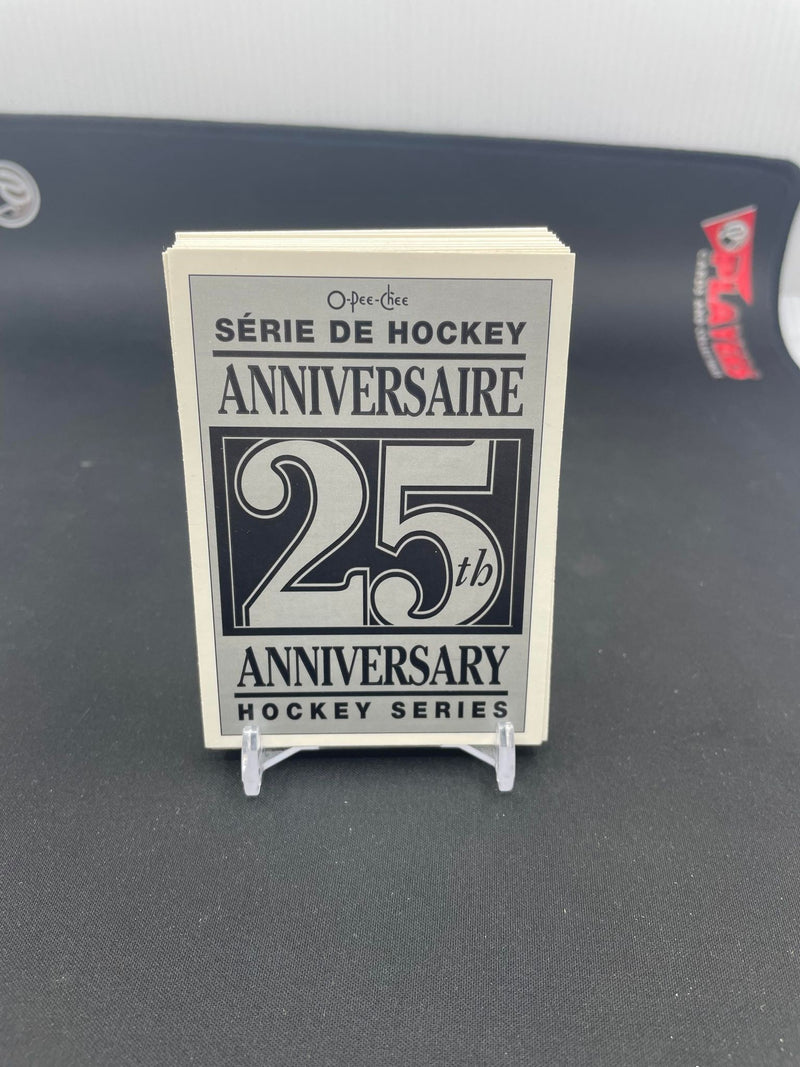 1992 O-PEE-CHEE - 25TH ANNIVERSARY HOCKEY SERIES - COMPLETE SET - 26 CARDS