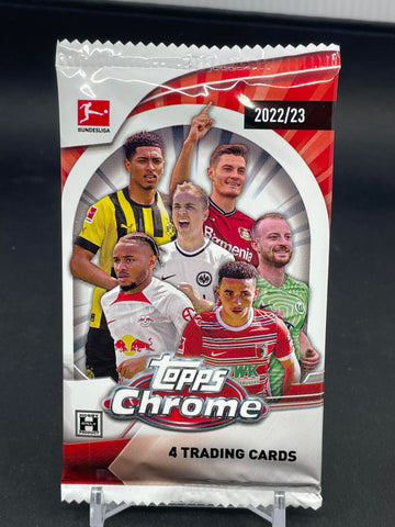 2022 TOPPS CHROME BUNDESLIGA SOCCER HOBBY PACK