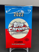 2022 TOPPS CHROME PLATINUM ANNIVERSARY BASEBALL HOBBY PACK