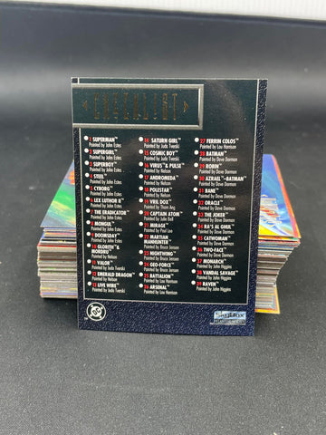 1994 FLEER SKYBOX DC COMICS MASTER SERIES - BASE - COMPLETE SET - #1-90