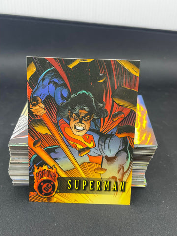 1996 FLEER SKYBOX DC COMICS - FIREPOWER - COMPLETE INSERT SET - #1-80