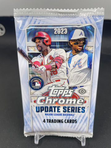 2023 TOPPS CHROME UPDATE BASEBALL HOBBY PACK