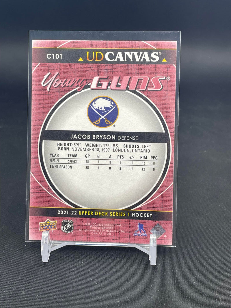 2021 UPPER DECK SERIES ONE - UD CANVAS - YOUNG GUNS - J. BRYSON -