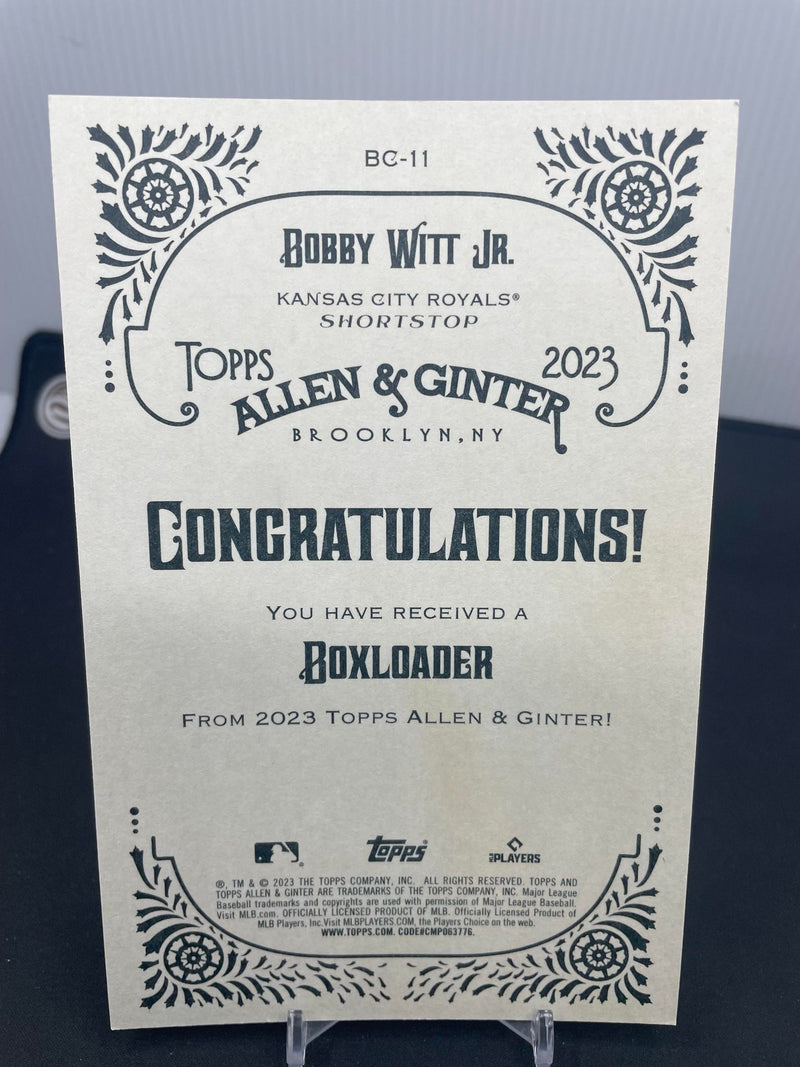 2023 TOPPS ALLEN & GINTER - BOXLOADER - B. WITT JR. -