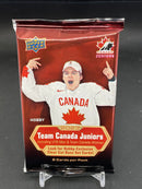 2023 UPPER DECK TEAM CANADA JUNIORS HOCKEY HOBBY PACK