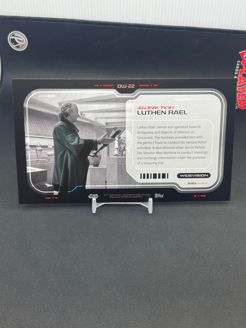 2023 TOPPS STAR WARS - BOX TOPPER - JUMBO CARD - WIDEVISION - LUTHEN RAEL -