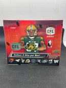 2023 UPPER DECK CFL FOOTBALL HOBBY BOX