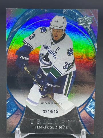 2015 UPPER DECK TRILOGY - RADIANT BLUE - BASE - SINGLES - #1-100 - #'D/915 OR LESS - YOU PICK FROM LIST