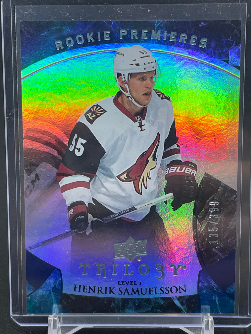2015 UPPER DECK TRILOGY - ROOKIE PREMIERES - RAINBOW FOIL BLUE - SINGLES - #101-133 - #'D/399 - YOU PICK FROM LIST