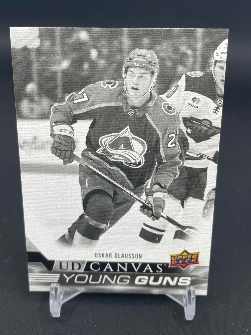 2022 UPPER DECK EXTENDED SERIES - B/W - UD CANVAS - YOUNG GUNS - O. OLAUSSON -