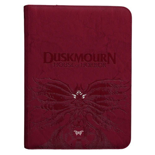 ULTRA PRO MTG DUSKMOURN HOUSE OF HORROR SET SYMBOL 9 POCKET ZIP BINDER