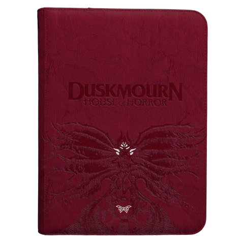 ULTRA PRO MTG DUSKMOURN HOUSE OF HORROR SET SYMBOL 9 POCKET ZIP BINDER