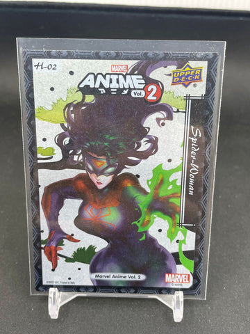 2023 UPPER DECK MARVEL ANIME VOLUME 2 - HANAFUDA - SPIDER-WOMAN - #H-02