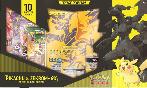 POKEMON PIKACHU & ZEKROM GX PREMIUM COLLECTION BOX