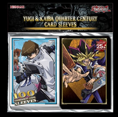 KONAMI YU-GI-OH! QUARTER CENTURY CARD SLEEVES (100 COUNT)