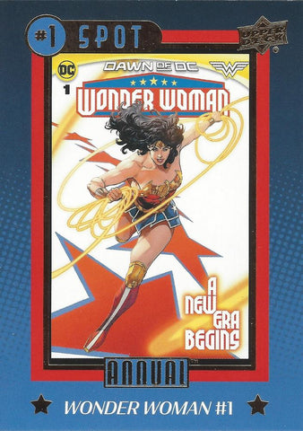 2023 UPPER DECK DC ANNUAL - NUMBER 1 SPOT - SINGLES - #N1S1-N1S20 - YOU PICK FROM LIST