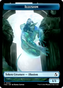 Illusion // Jace Double-Sided Token [Reality Fracture Tokens]