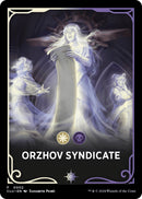 Orzhov Syndicate Theme Card [Ravnica: Clue Edition Tokens]
