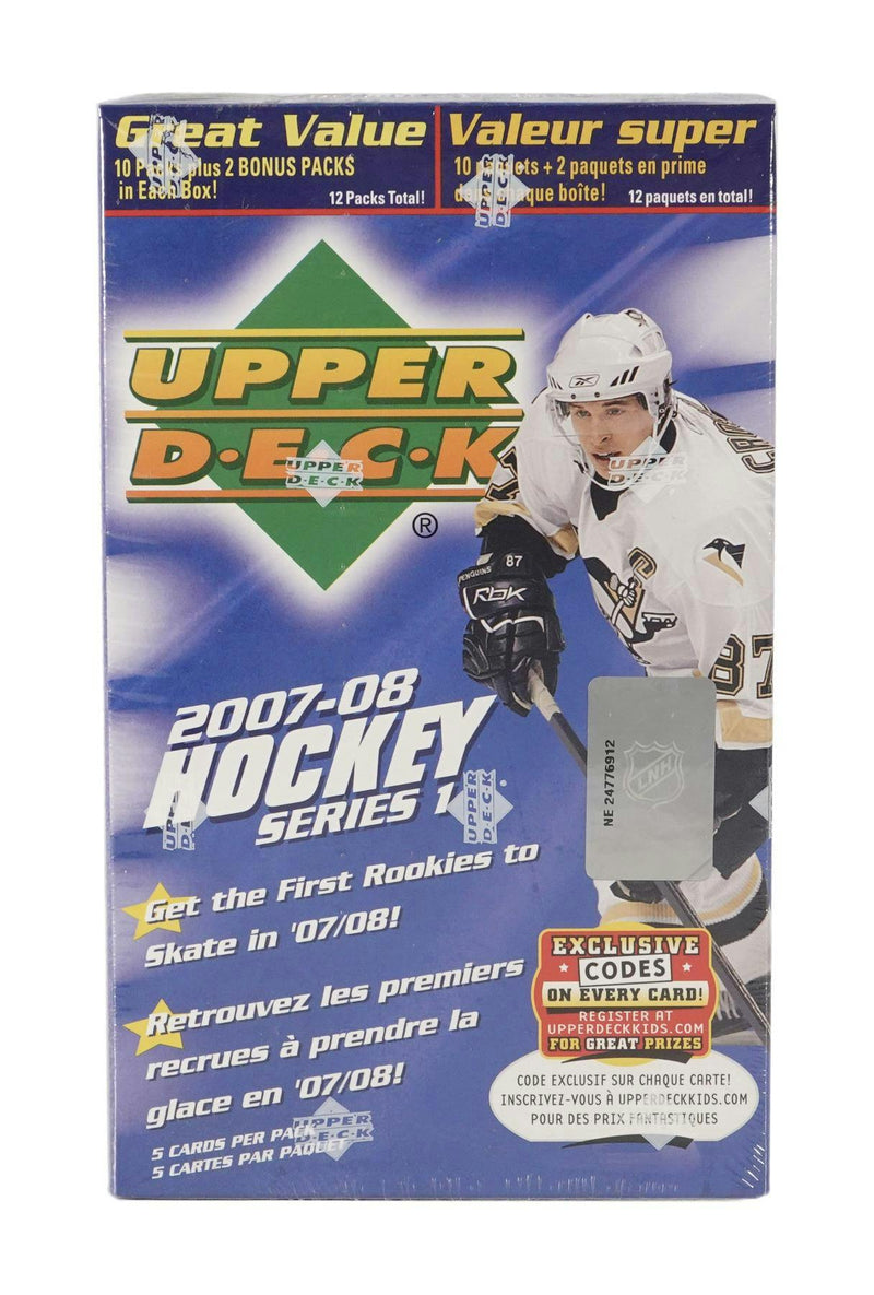 2007 UPPER DECK SERIES ONE HOCKEY BLASTER BOX (STOCK IMAGE USED)