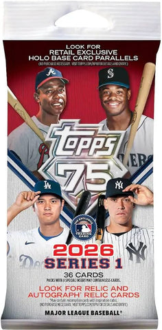 2026 TOPPS SERIES ONE BASEBALL FAT PACK