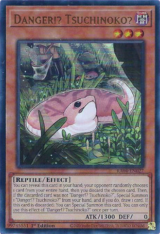 Danger!? Tsuchinoko? [RA04-EN027] Ultra Rare