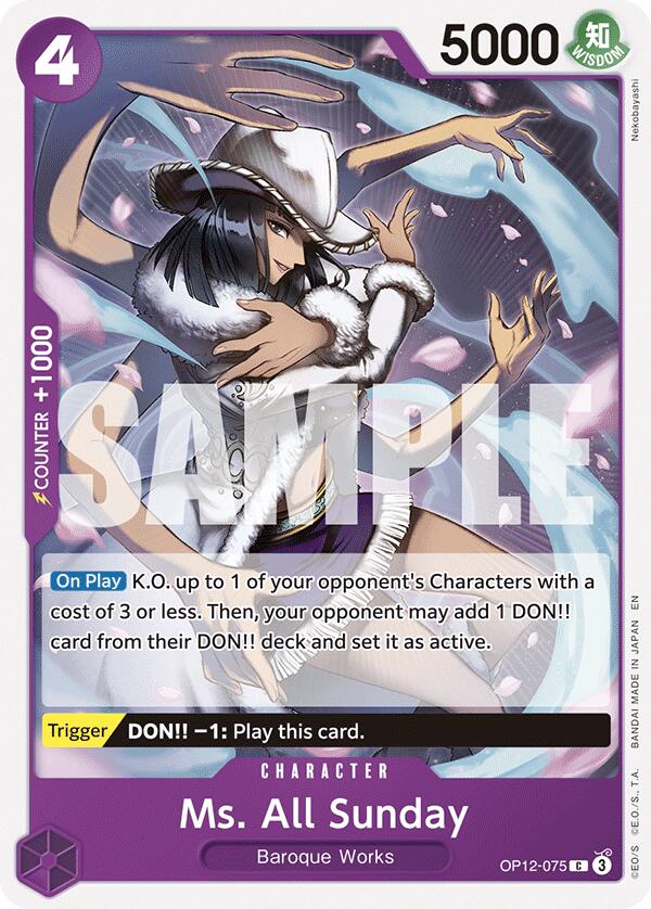 Ms. All Sunday [Legacy of the Master]