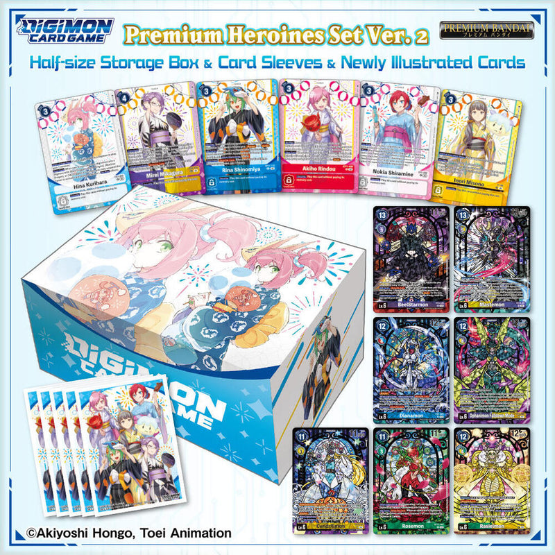 DIGIMON CARD GAME PREMIUM HEROINES SET 2