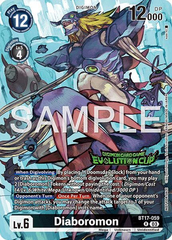 Diaboromon [BT17-059] (Evolution Cup 2025 Vol. 2) [Promotional Cards]