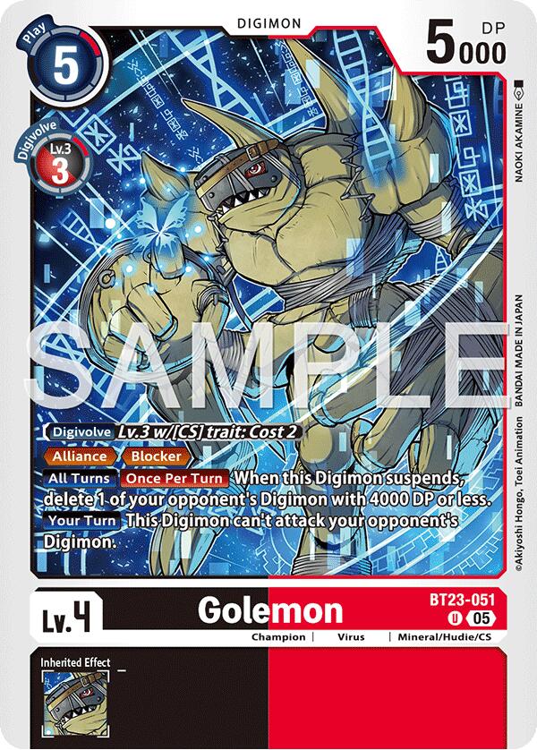 Golemon [BT23-051] [Hackers' Slumber]