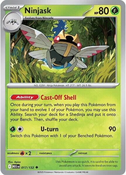Ninjask (017/132) [Mega Evolution: Base Set]