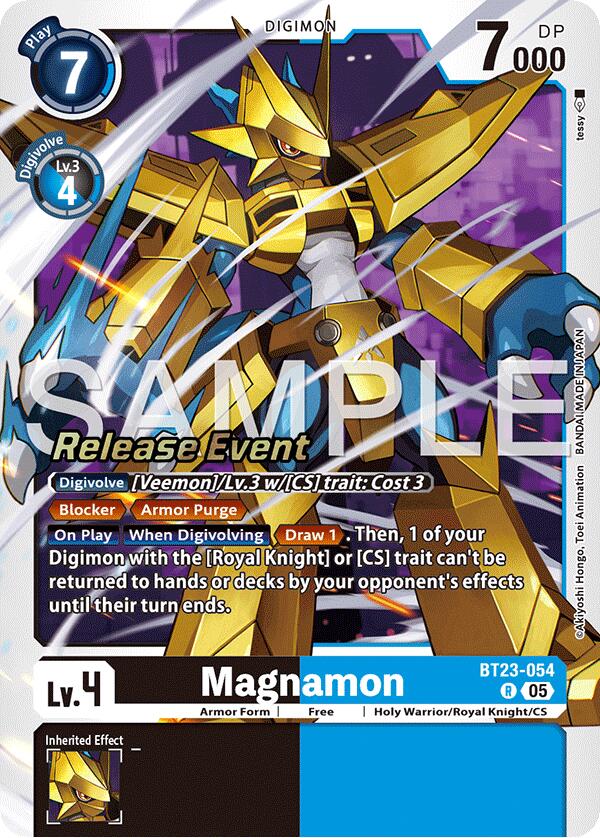 Magnamon [BT23-054] [Hackers' Slumber Release Event Cards]