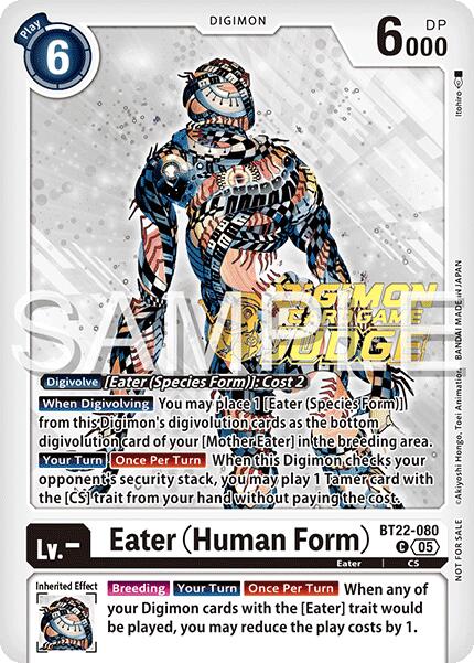 Eater [BT22-080] (Human Form) (Judge Pack 2025 Wave 2) [Cyber Eden]