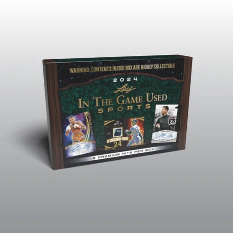 2024 LEAF IN THE GAME USED SPORTS HOBBY BOX