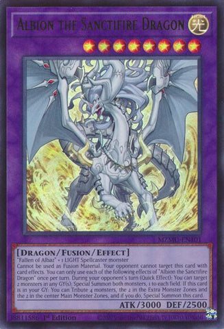 Albion the Sanctifire Dragon [MZMU-EN101] Ultra Rare