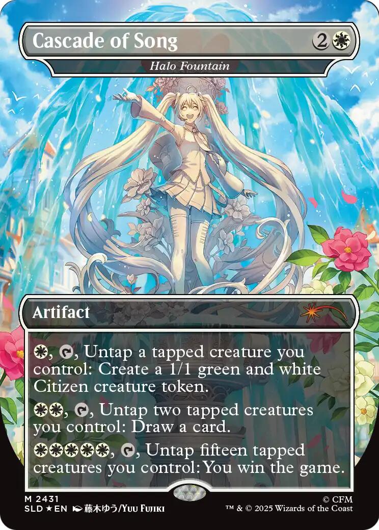 Cascade of Song - Halo Fountain [Secret Lair Drop Series]